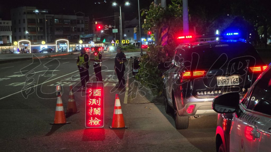 獨家直擊／真的會抓！高雄啤酒節「300公尺外」警設臨檢點防酒駕