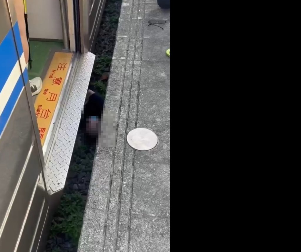 現場畫面曝光！酒醉旅客掉落石城車站月台槽溝　消防隊員救起送醫列車延誤52分