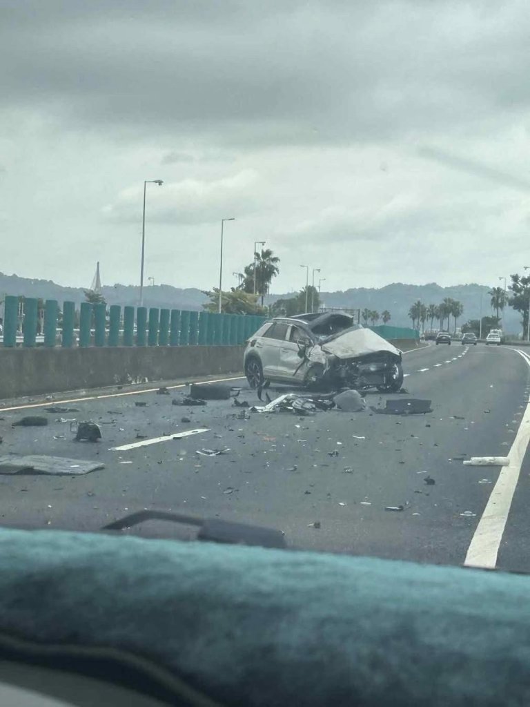 國道3號驚見逆向行駛釀車禍　高齡駕駛遭撞頭部受傷