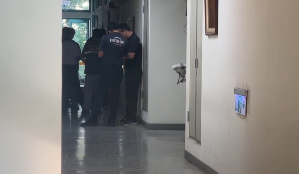 興大實驗室又出意外！ 處理強酸廢液產生大量白色氣體兩人送醫