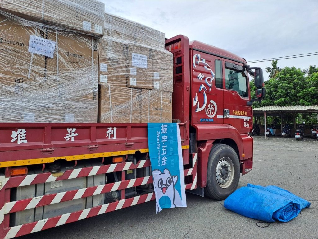 振宇五金緊急調度千台洗車機　全力支援花蓮堰塞湖潰堤救災