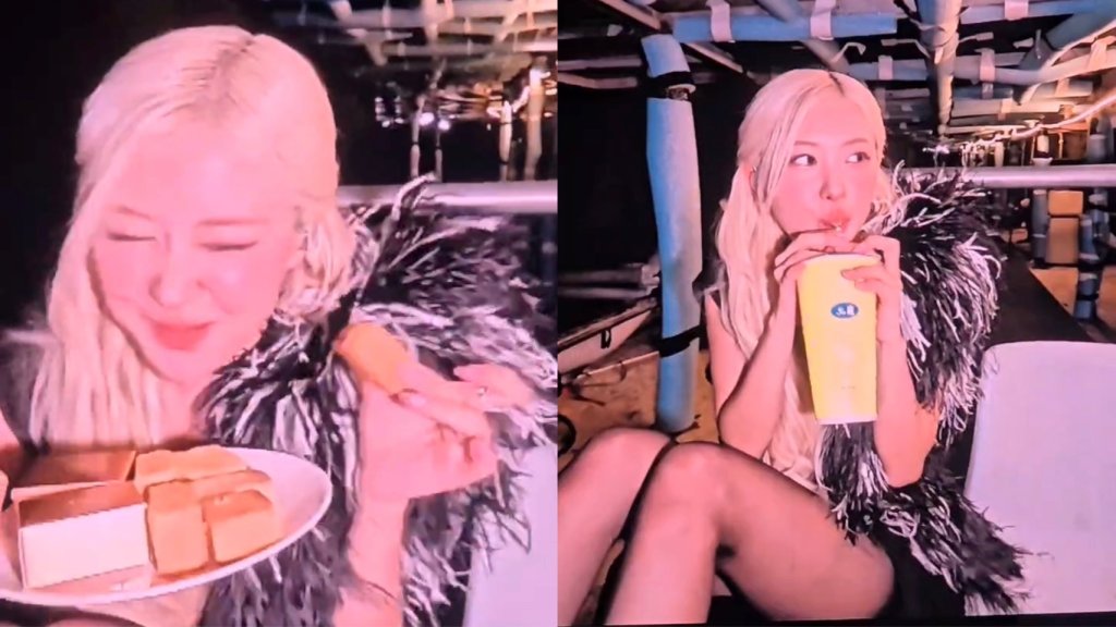 BLACKPINK高雄開唱！Rosé現場大啖鳳梨酥、飲料