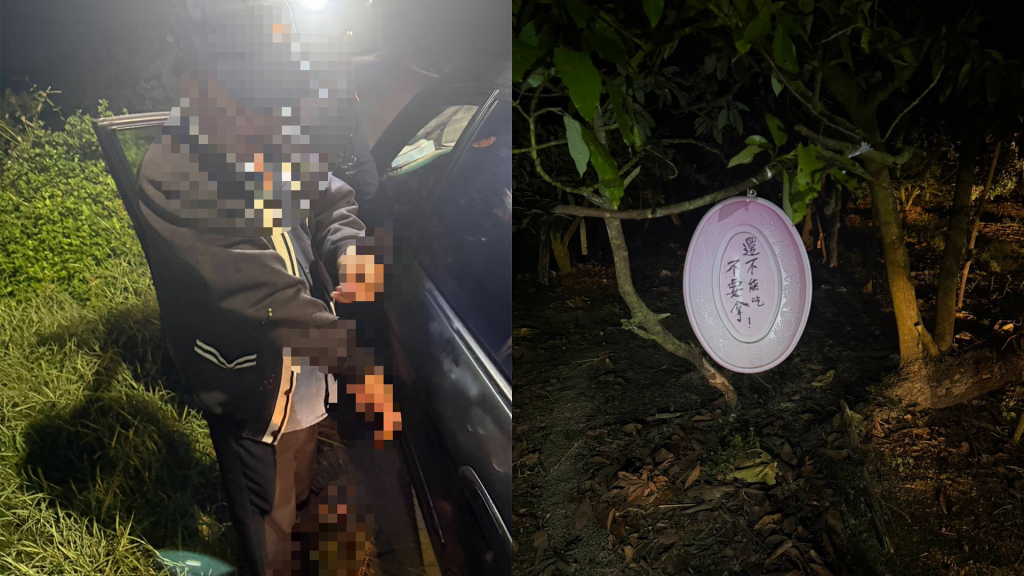 深夜芭樂園驚見黑影！男深夜行竊遭活逮　警一驗「唾液秒變色」毒駕抓包