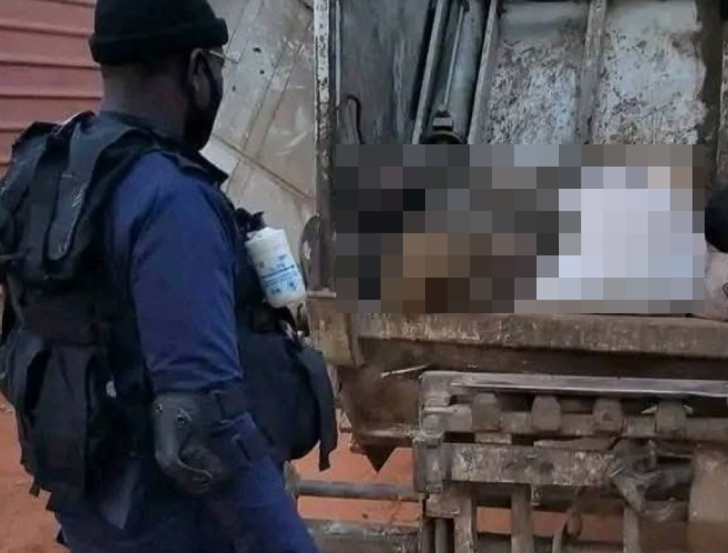 影／死亡意外事故！安哥拉2男翻進垃圾車找東西　司機沒發現「啟動壓縮機」將他們夾斃