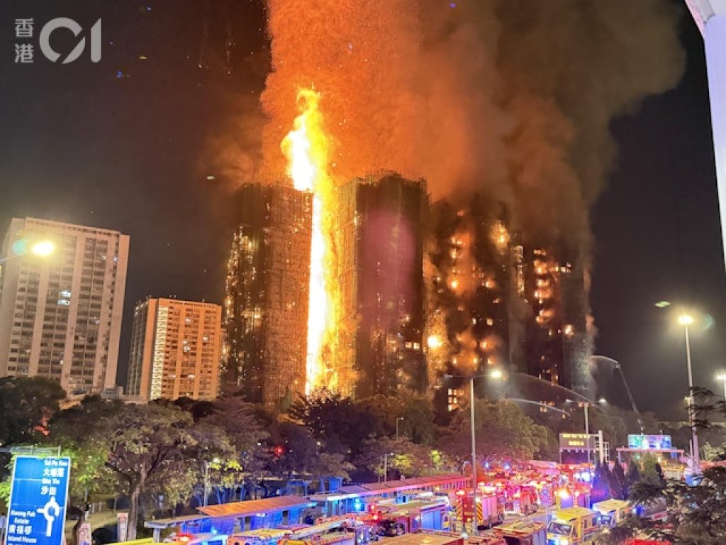 香港宏福苑五級火奪55命　從棚架起火到全港震動的36小時