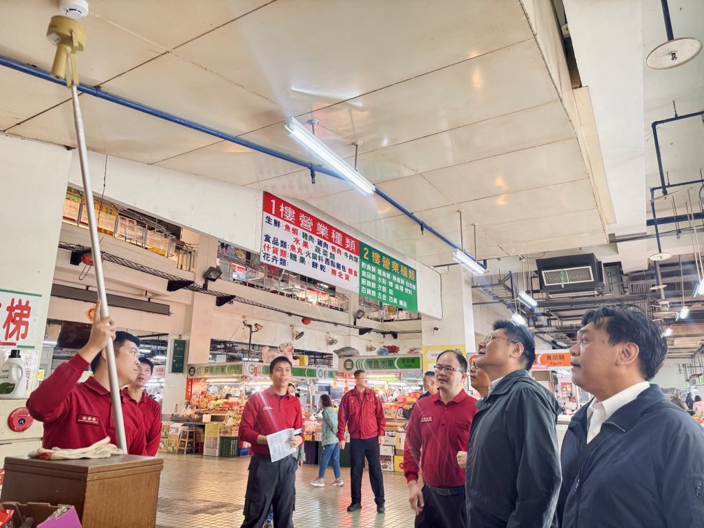 台南動起來！市府聯合稽查公有市場、提升自主防火能力