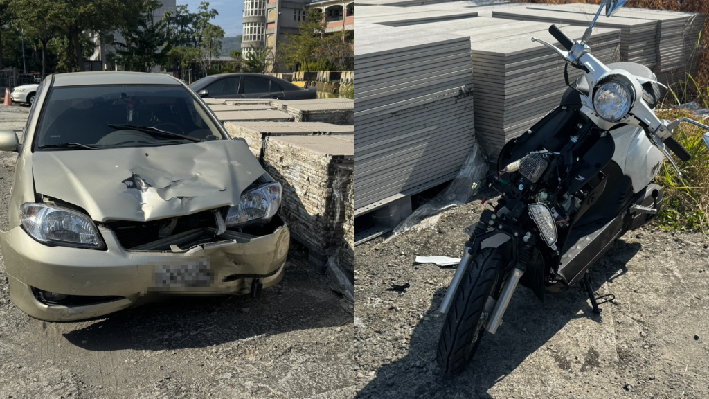 快訊／扯！高雄77歲婦逆撞母子　摩托車頭殼「悚消失」