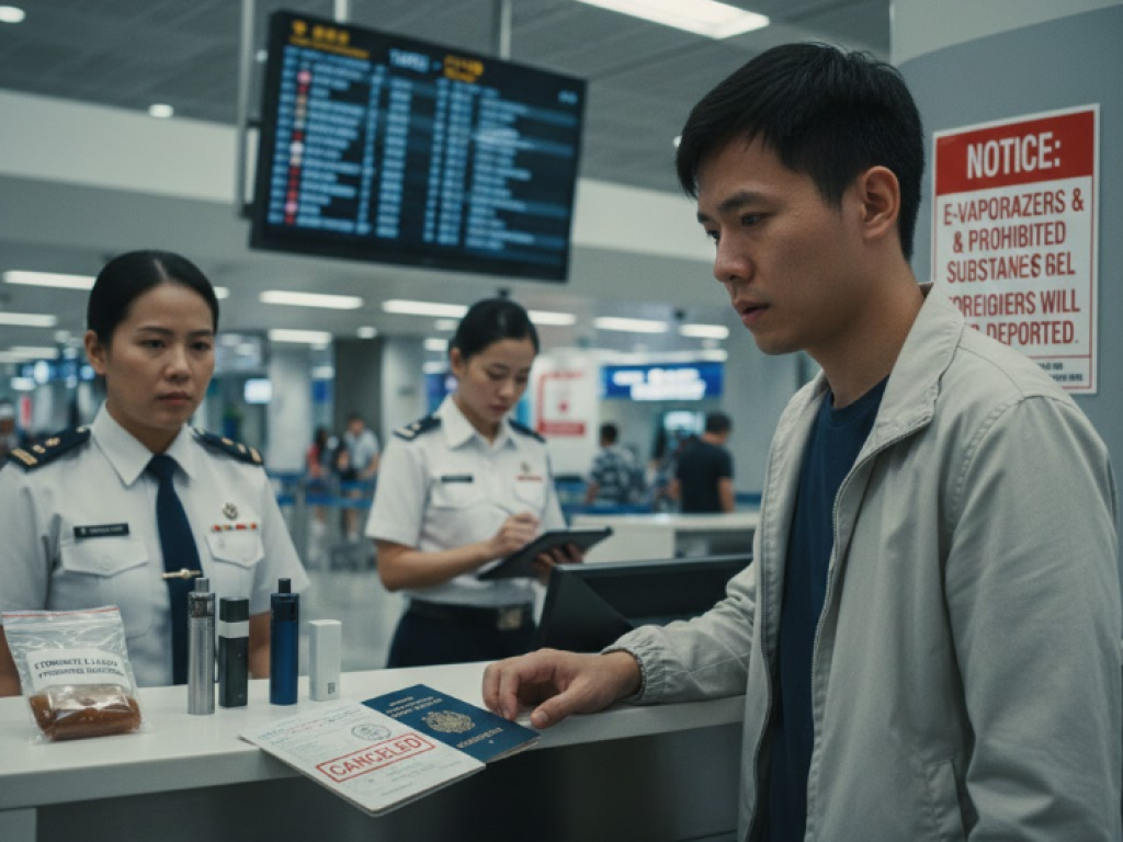 26歲台男慘了！在新加坡吸「喪屍菸彈」被抓　遭撤銷工作證驅逐出境