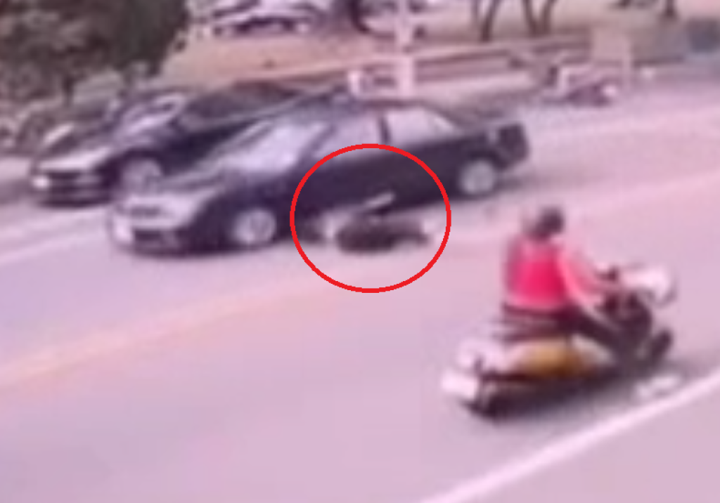 埔里70歲婦人穿越馬路被車撞傷　未依規定走行人穿越道警開罰