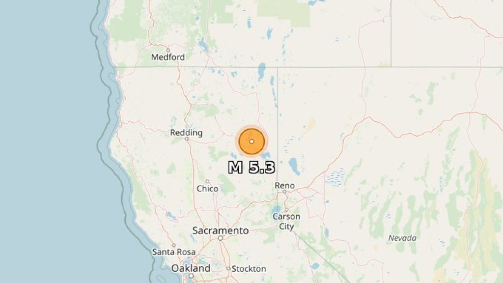 快訊/美國加州90分鐘內連2震！規模5.3、2.5皆屬淺層地震