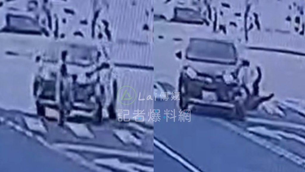 獨／驚悚畫面！高雄婦走斑馬線 遭轉彎車「猛力一撞」噴飛命危