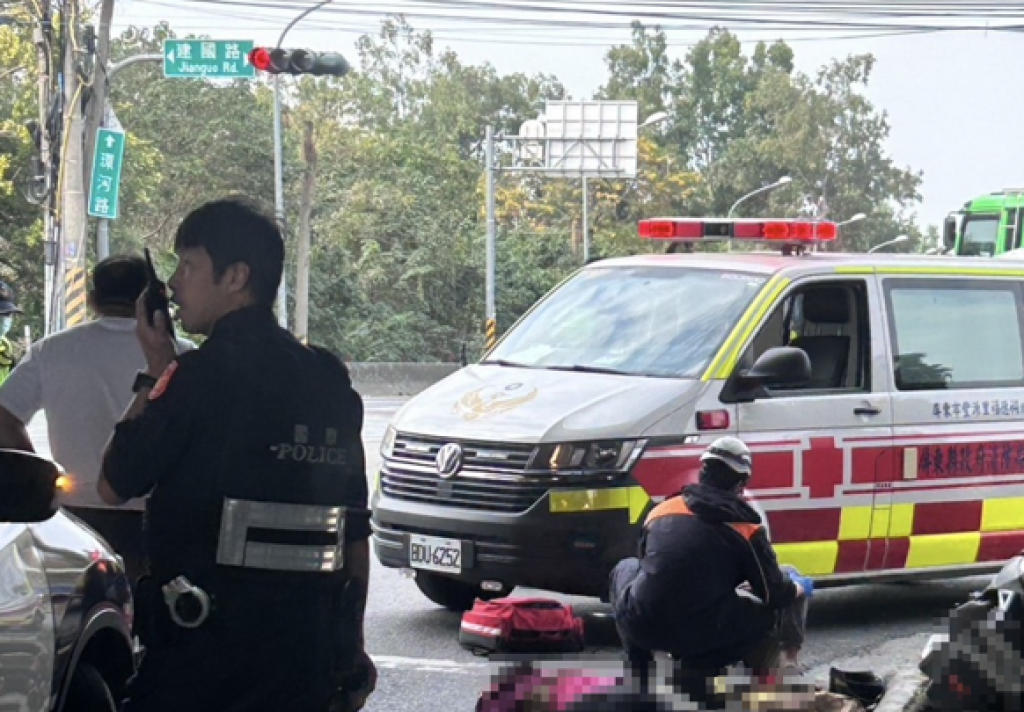  屏東死亡車禍！　1名女子遭車輛輾過爆頭亡