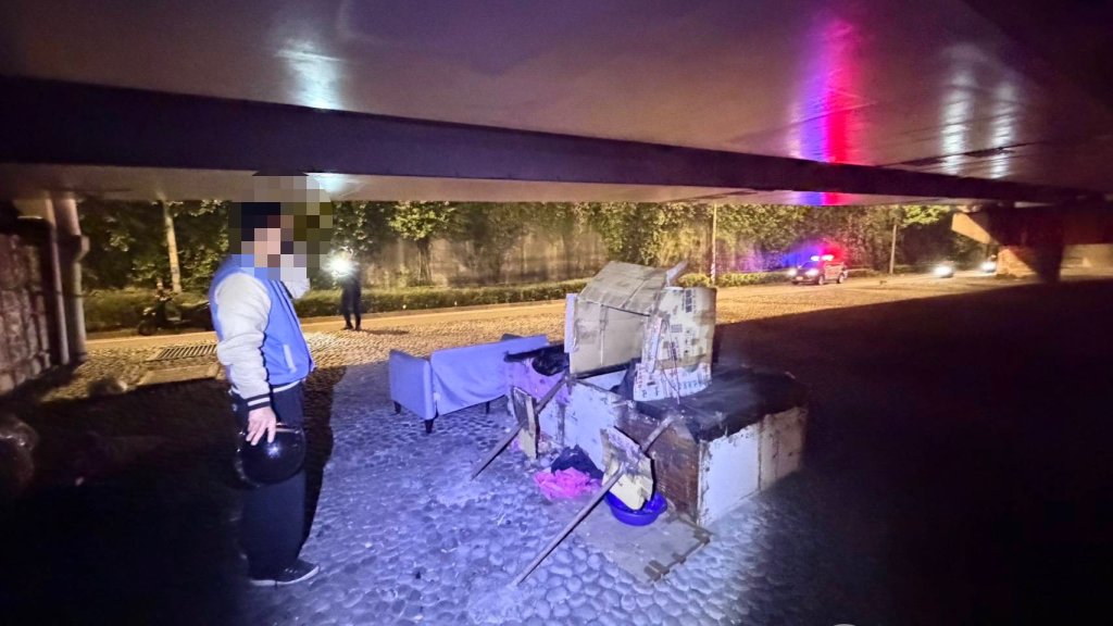  板橋新北大橋下驚見白骨！ 　死者疑為遭通緝男子