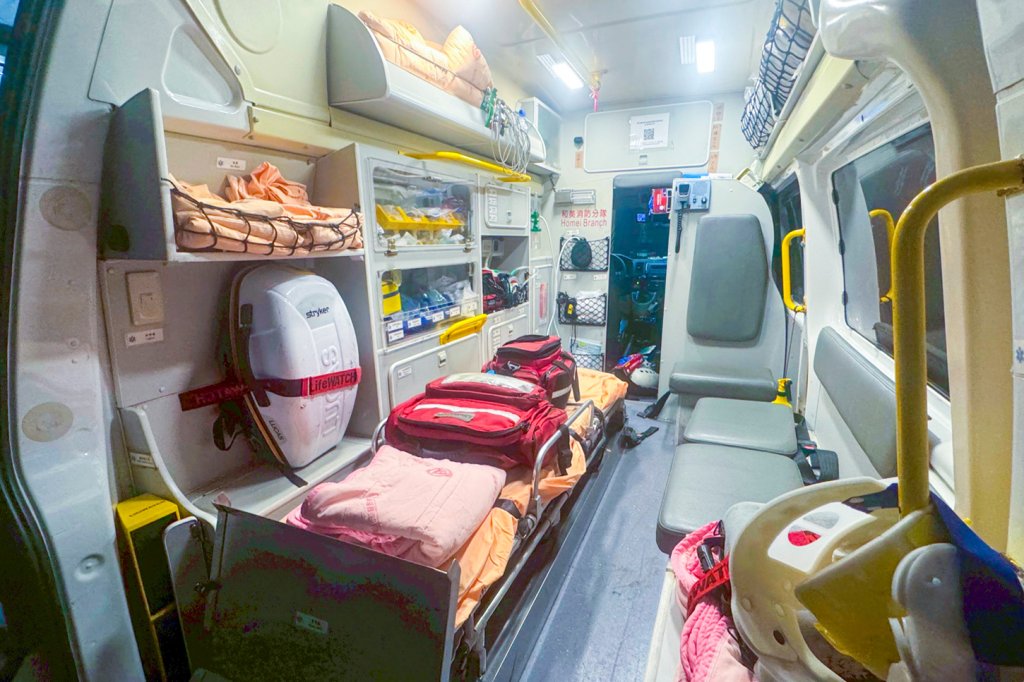 彰基培訓消防高級救護員，從上救護車開始進入搶救 目前已培訓82人