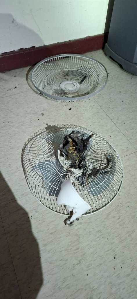 驚！彰化老人養護中心風扇電線走火　緊急疏散18人無人受傷