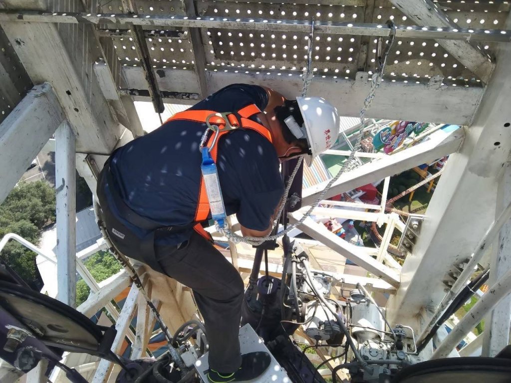 霍諾德爬101!雲林遊樂園員工 我們每月爬66公尺只為遊客安全