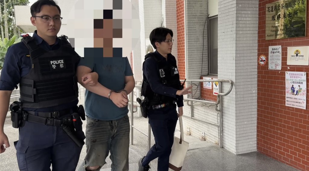 100元也不付！ 　花蓮男子搭霸王車被運將載至警局