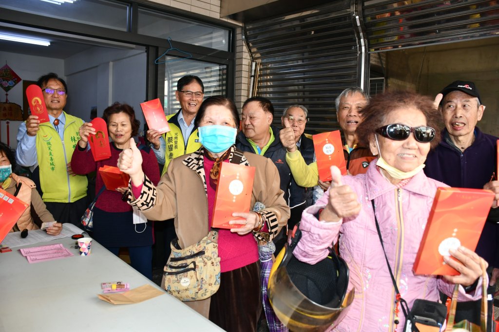 彰化市1億9千多萬春節敬老禮金 31911名長者每人爽領6000元