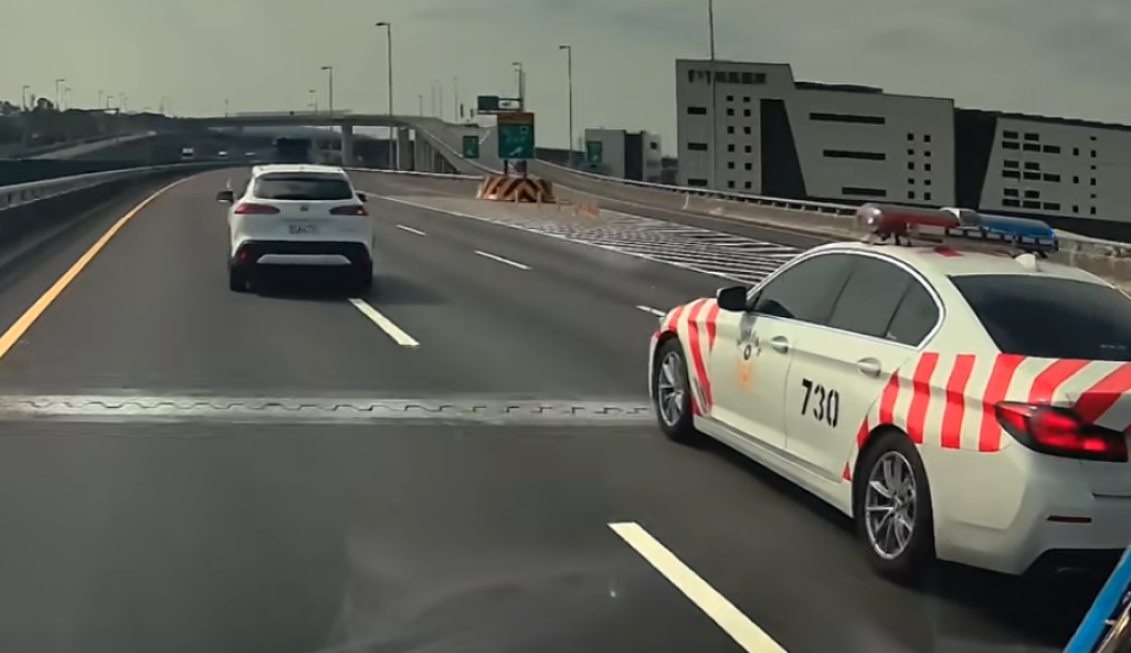  國道內線車道擋救護車！　 「紅斑馬」來了趕緊讓開