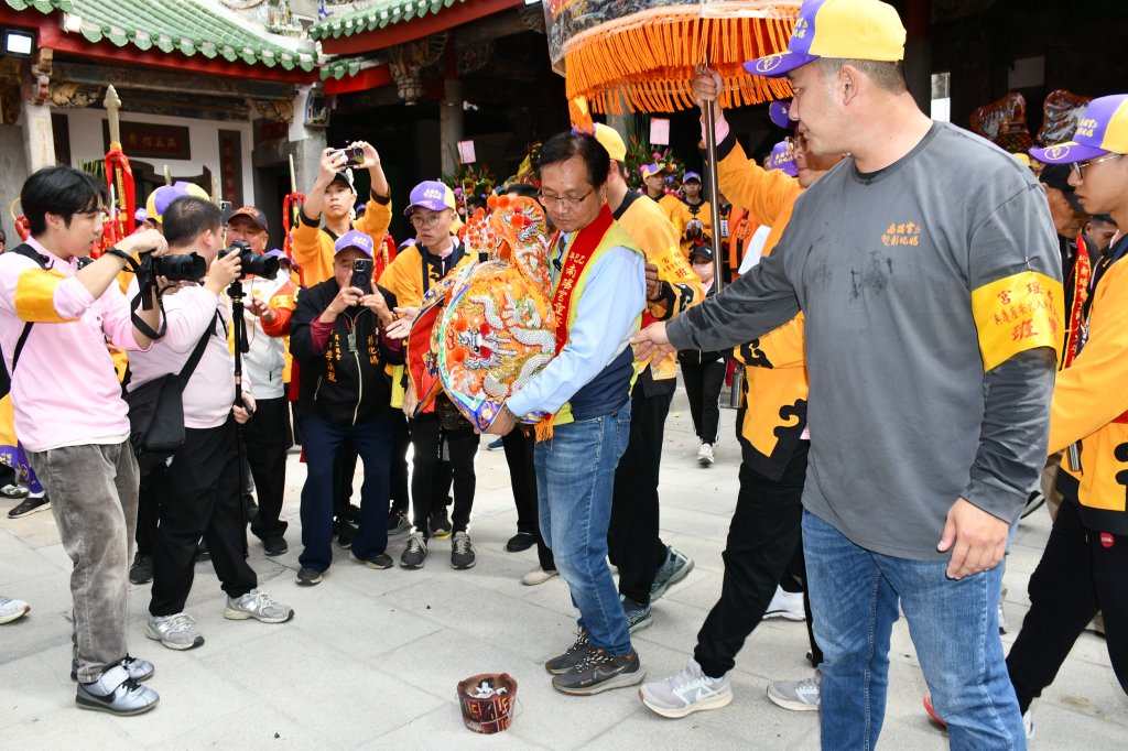 彰化市南瑤宮一期整修完竣 31日開基三媽入火安座