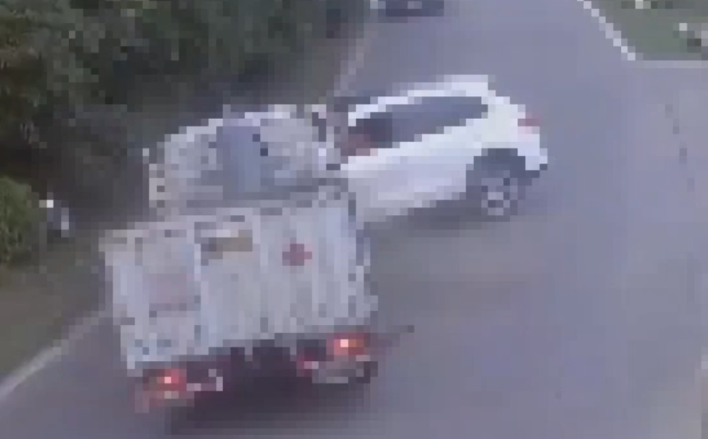  都是載瓦斯小貨車與休旅車相撞！　林口同一地點一週發生兩次