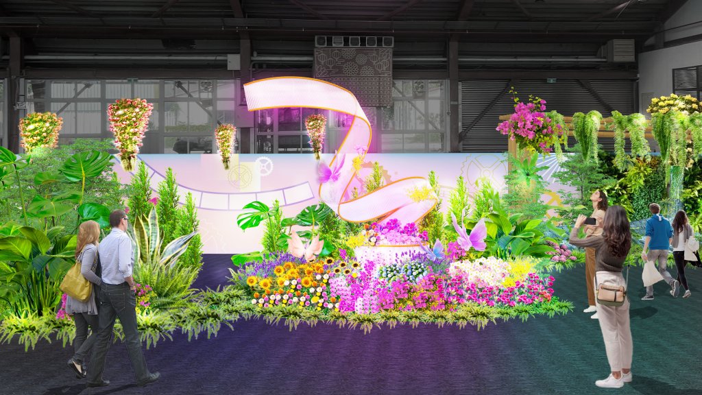 「花在彰化」年初一登場 王惠美邀請春節到溪州公園體驗「花城時旅」