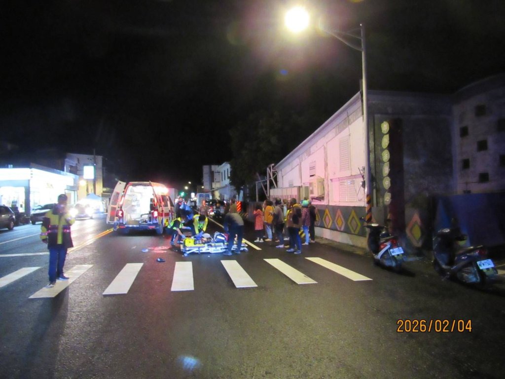 台東死亡車禍！行人走斑馬線過馬路被撞　傷重不治