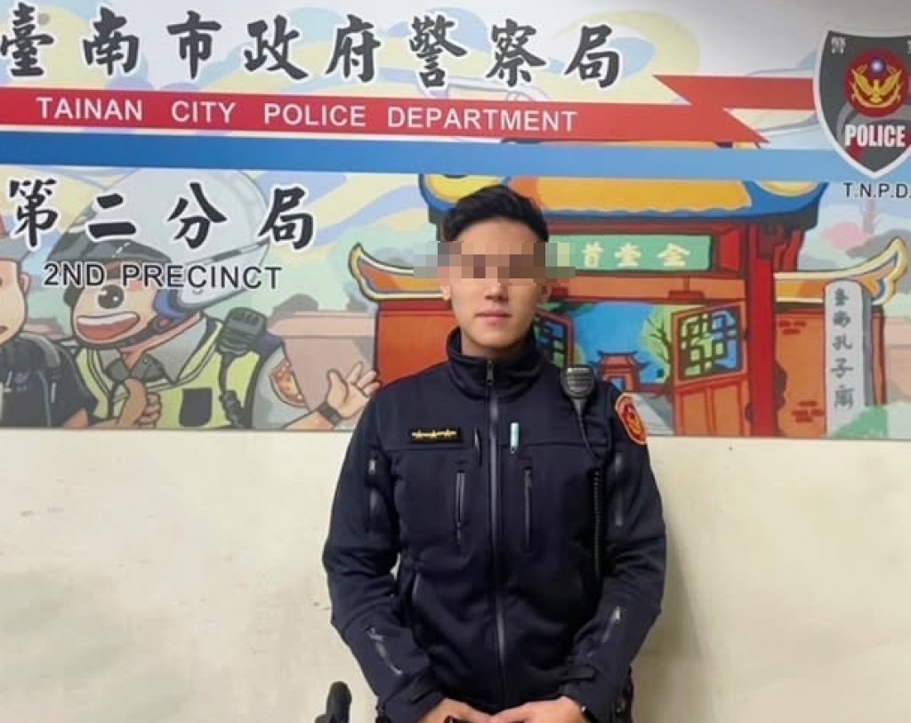 台南「警界彭于晏」出包！取締酒駕放過涉案女子還共進旅店　遭起訴停職