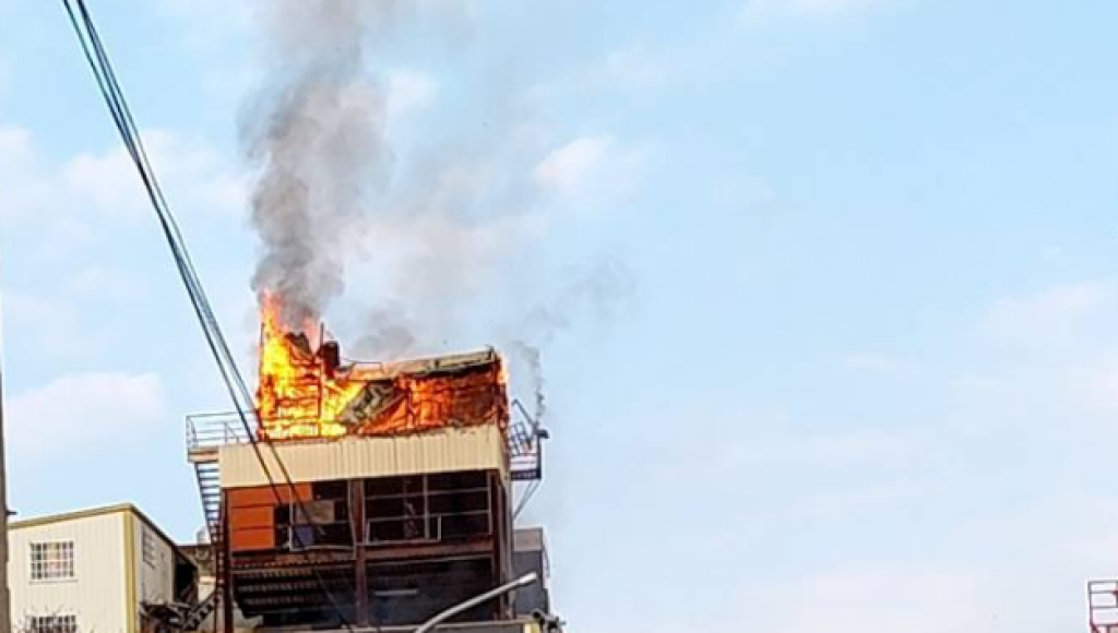 苗栗鵨舍失火付之一炬！　所幸鴿子放飛無傷亡