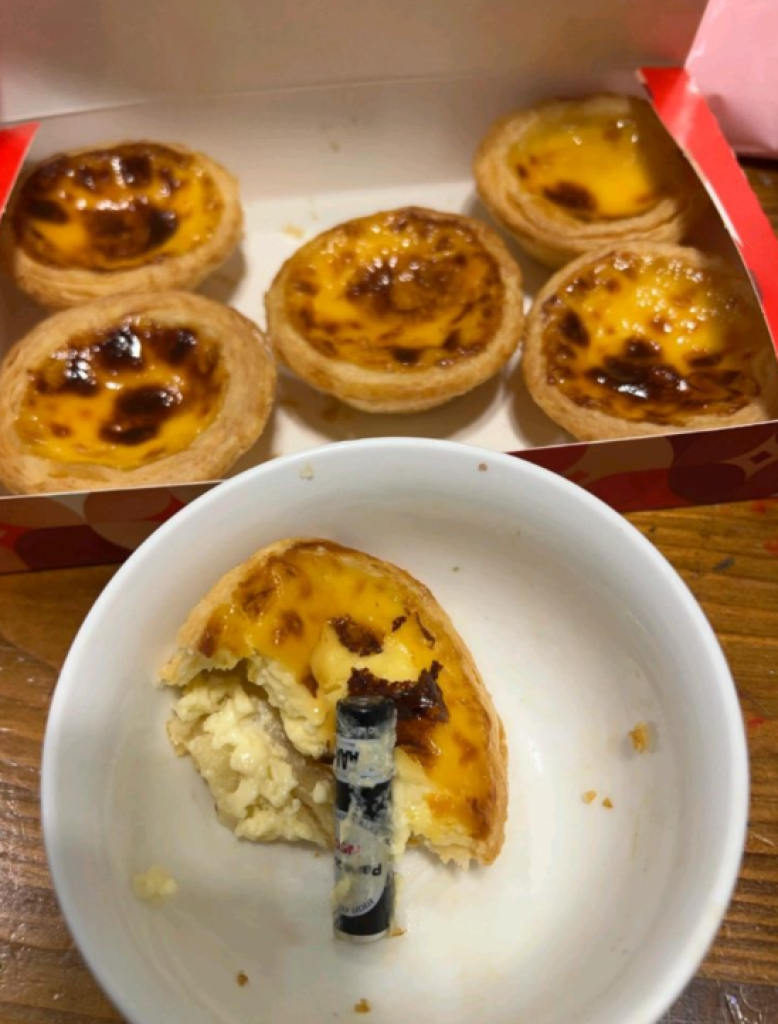 計時器掉進蛋撻！肯德基電池內餡嚇壞客人 衛生局重罰最高2億