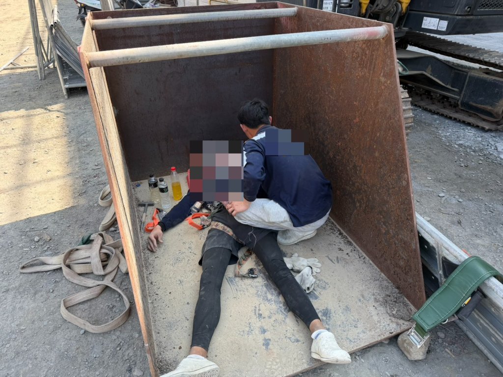 嘉義水上鄉鷹架倒塌！　5名工人受傷
