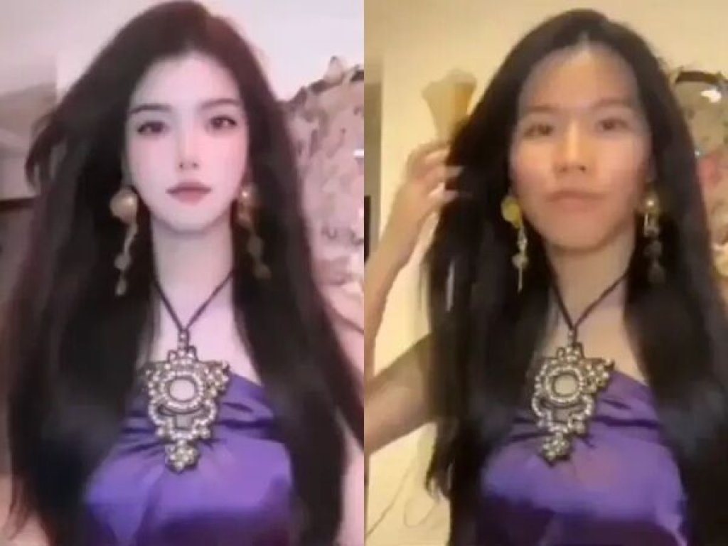 濾鏡消失「真面目」曝光！陸美女直播主嚇掉14萬粉絲