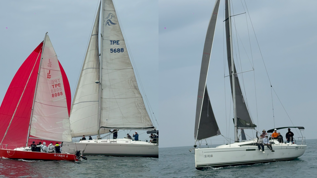 安平海面熱血開飆！「漢斯盃#3」集結12隊海上競速　迎風拚戰術