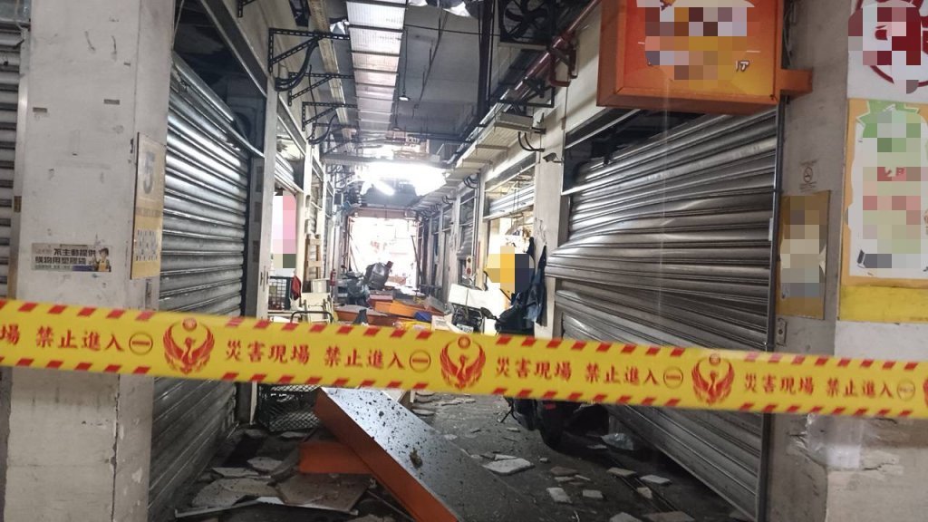 豬肉攤傳出嘶嘶聲疑瓦斯外洩 建國市場氣爆不排是"牠"作怪