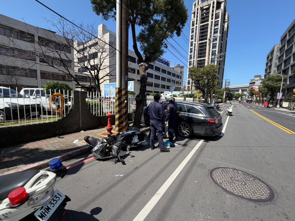 影/酒駕又毒駕！中和男路口撞機車　騎士頭破骨折送醫、駕駛遭送辦