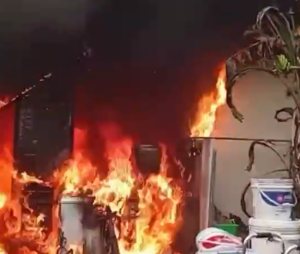 新竹民宅火警！　6旬婦人燒燙傷送醫