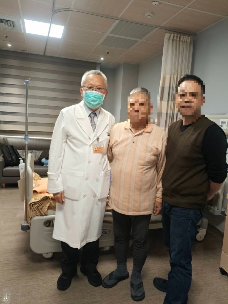 老翁出現肝腫瘤 員榮醫院以「氣球栓塞導管」及「電燒手術」清除病灶