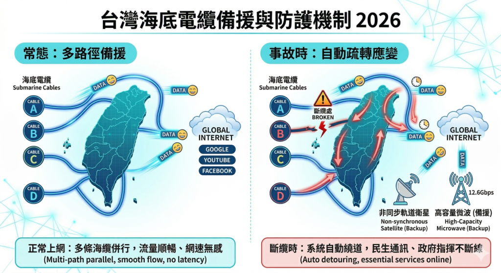 斷纜不再斷訊？數發部啟動「海纜防護三箭」 日本通過修正案助企業維穩全球網路