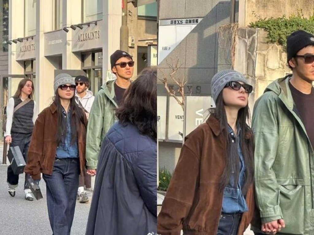 東京街頭放閃！阮經天「十指緊扣」小20歲富家女友曝光