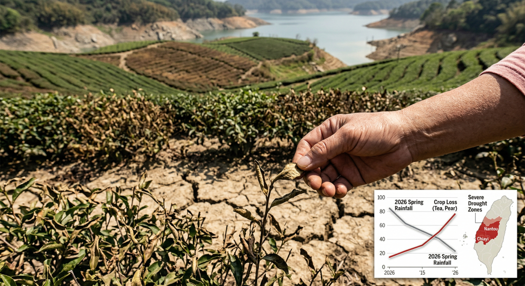 75 年來最旱春季：全台農損金額破 5.1 億，茶、梨產區受創最深