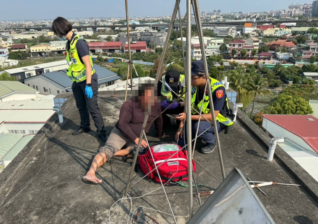 清洗水塔觸電昏迷！　學徒立即CPR通報警消搶救