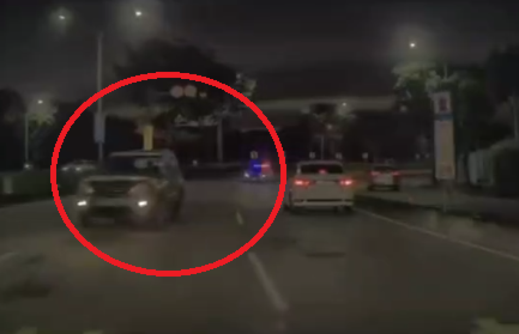 台中休旅車拒檢逆向逃逸！　警方鎖定駕駛身分追緝