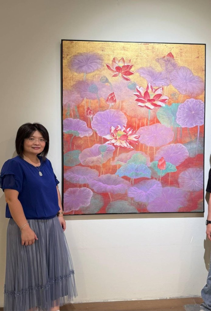 於心流中照見生命之光吳婉禎《行深・光自安住》 膠彩創作個展於松風閣即將圓滿落幕