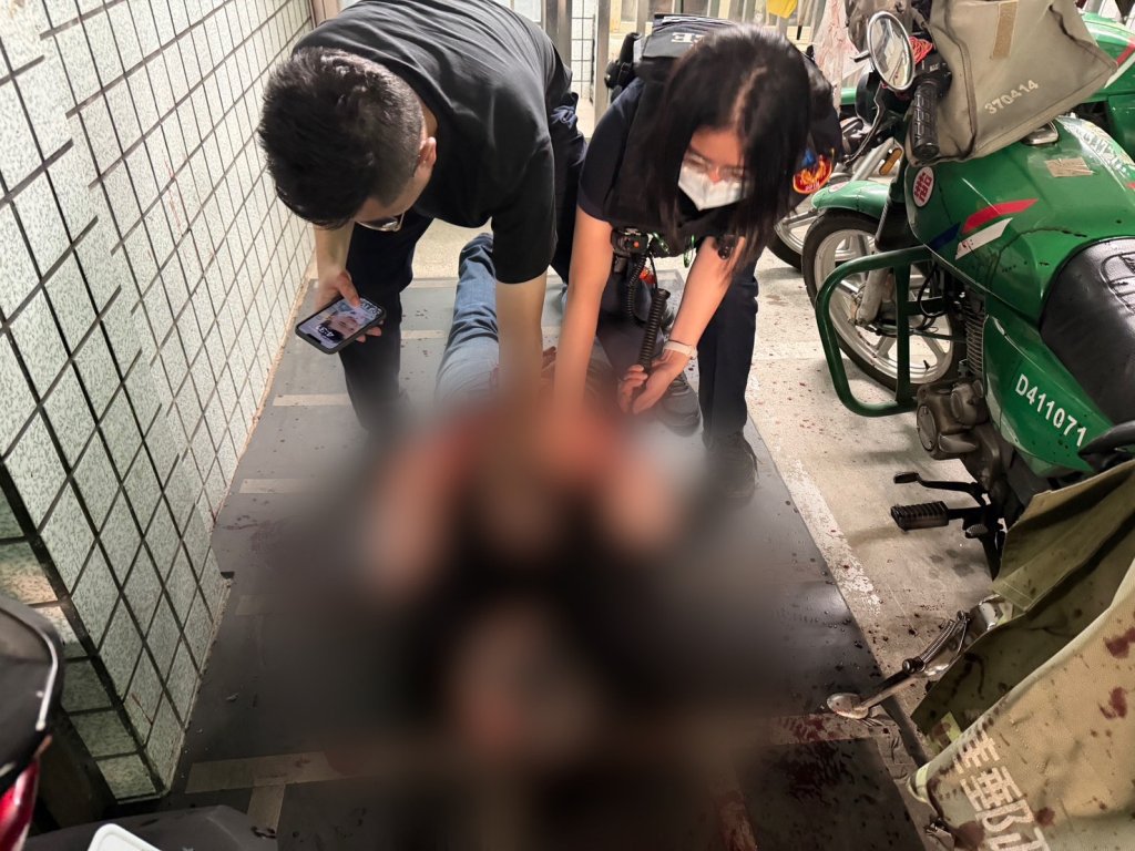 苗栗竹南郵局驚傳兇殺案！郵務人員被砍死　兇嫌當場落網