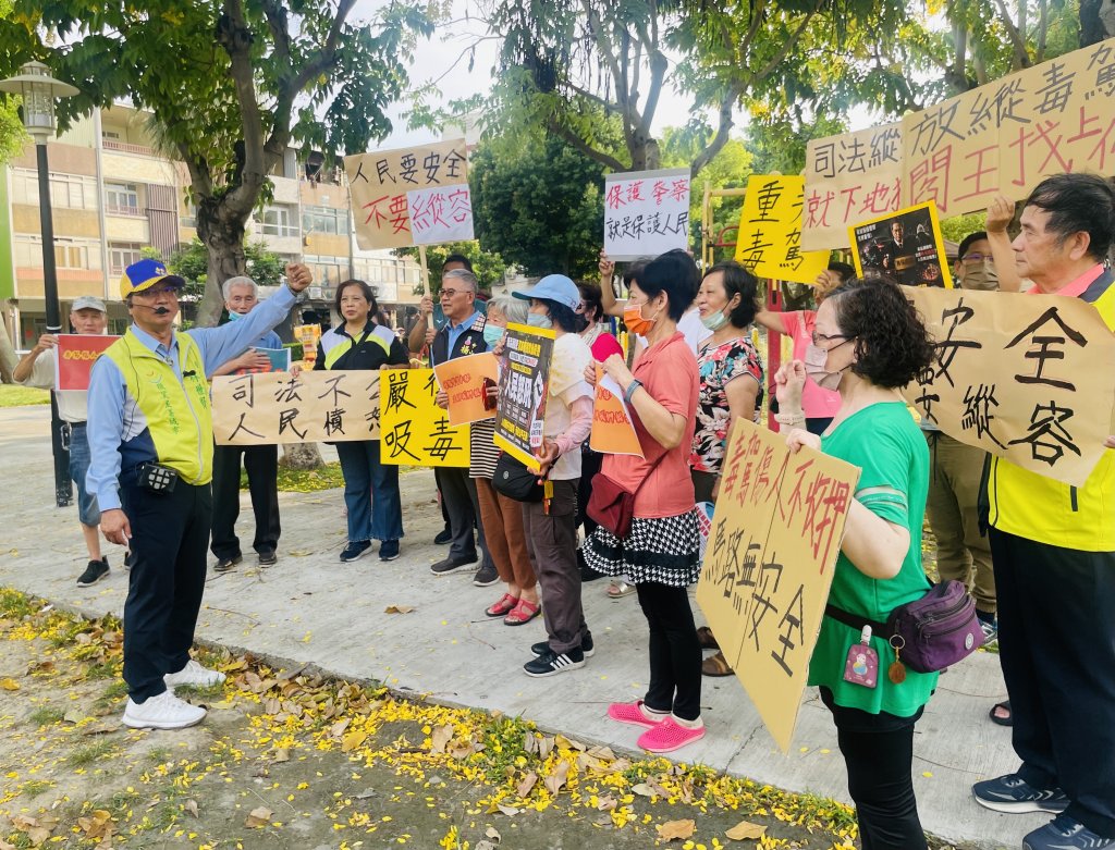 彰化市林世賢不滿毒駕撞警遭法院輕縱  號召民眾抗議