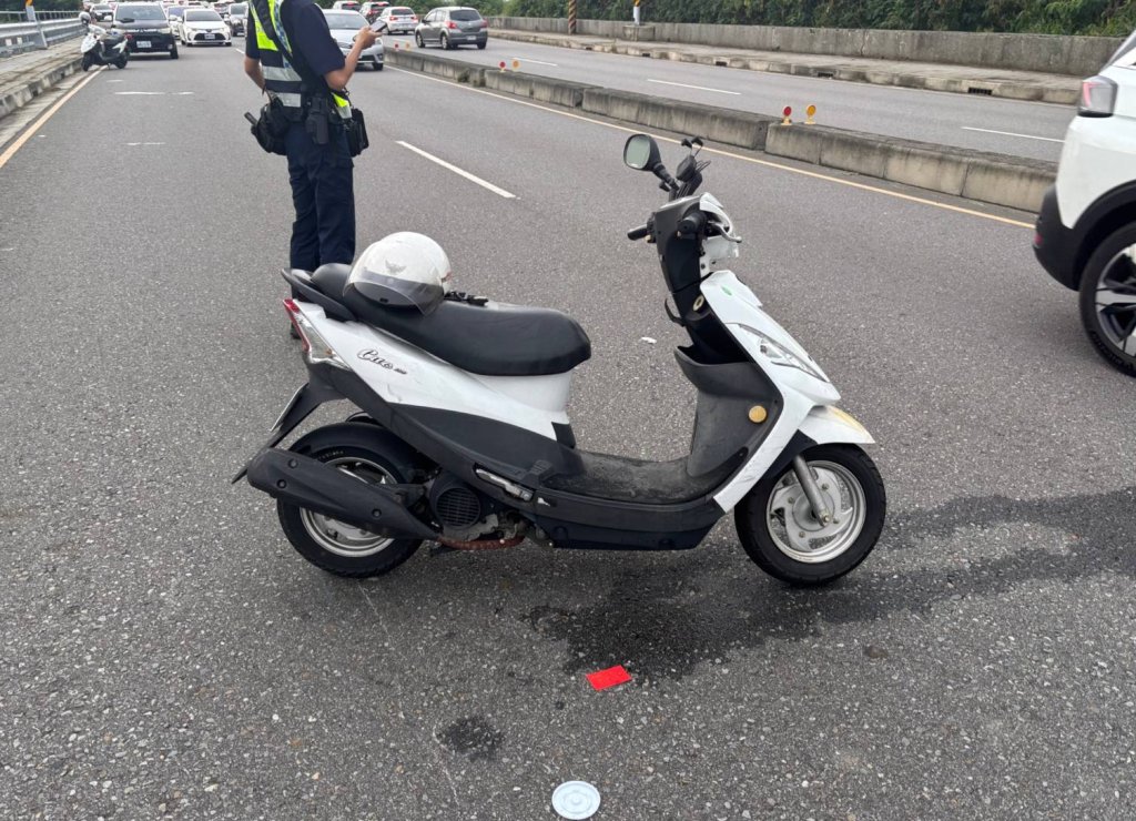 潭子機車擦撞後逃逸　警方鎖定肇事騎士依法究辦