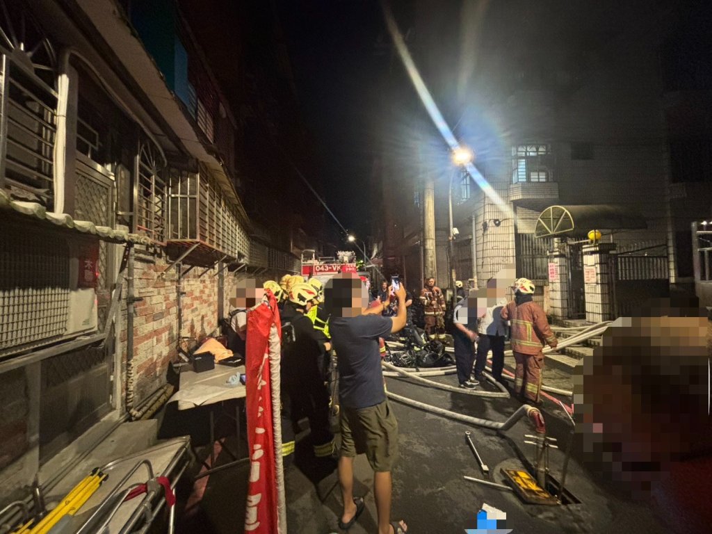 中和民宅火警奪命！　67歲男喪命2人受傷