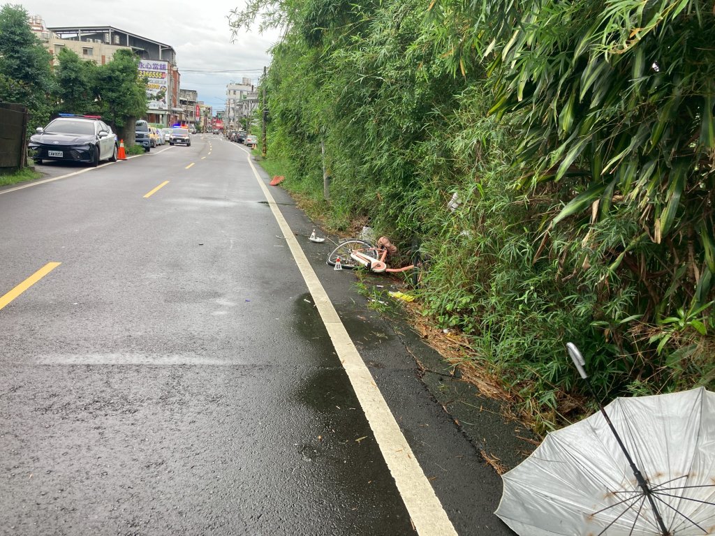 霧峰自小客車撞死87歲騎腳踏車婦人逃逸！　男子肇逃13小時落網