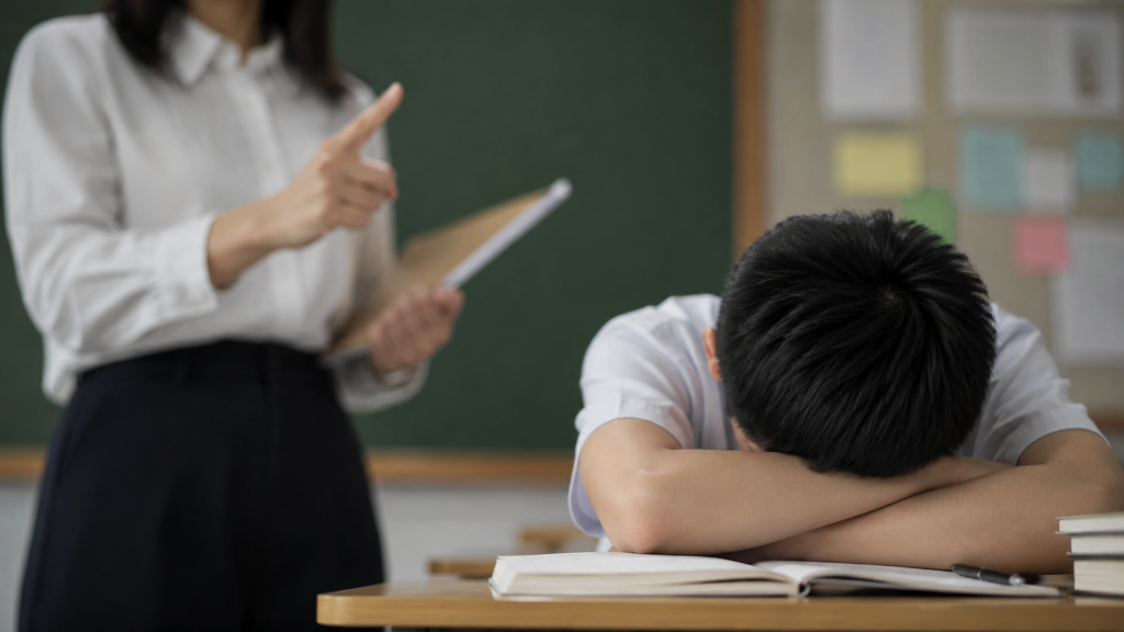 控導師「遲到就罰抄」還設成績門檻！國中生家長提國賠201萬敗訴