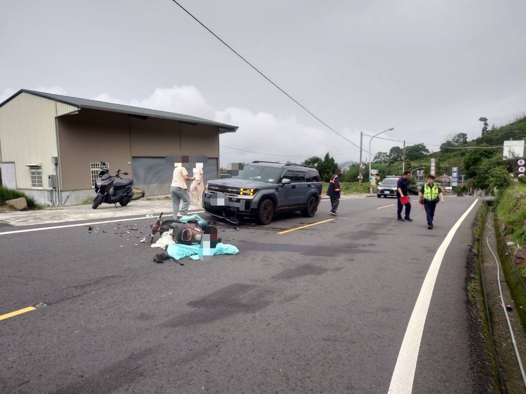 嘉義中埔死亡車禍！酒後騎機車逆向對撞自小客車　71歲翁傷重不治